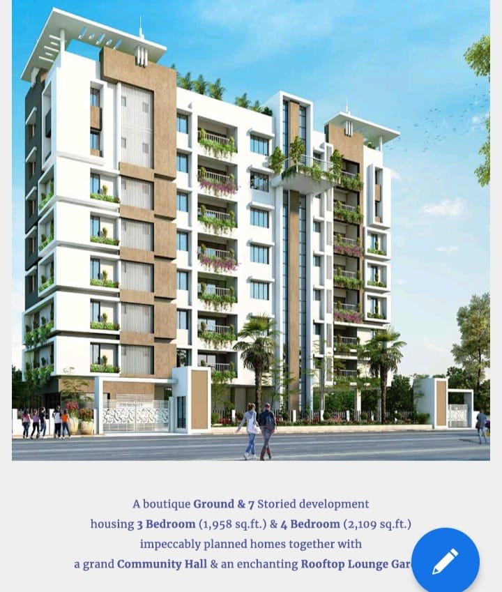 Dover Terrace,Landsdowne,Motilal Neheru Road,Narayani Apartment,1958sqft,3BHK (PA456)