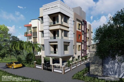 Behala Silpara,Vidyasagar Sarani,Ganapati Palace,1050sqft,3BHK (PA26)