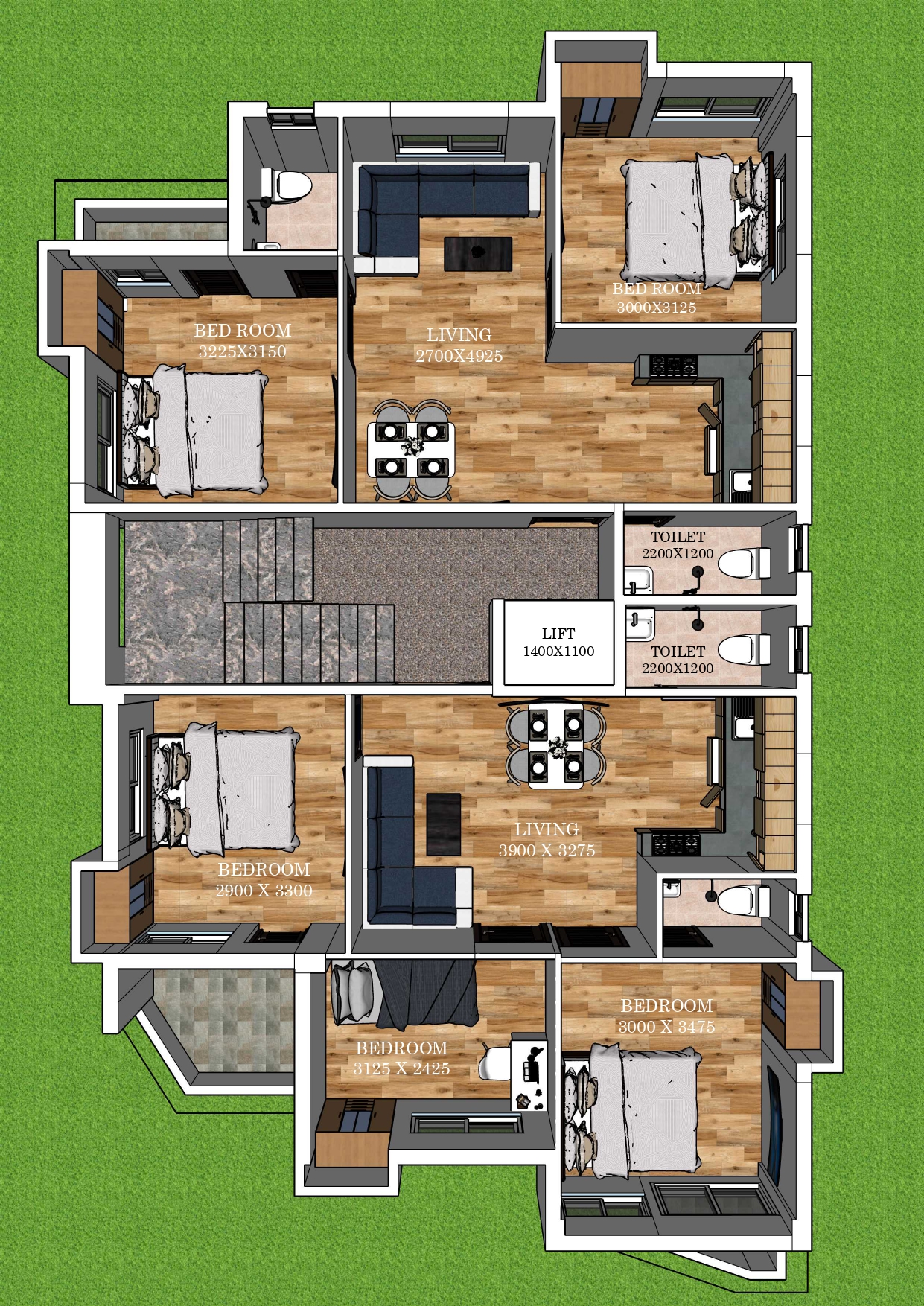 Joka,Diamond Park,Anandam Apartment,820sqft,2BHK (PA503)