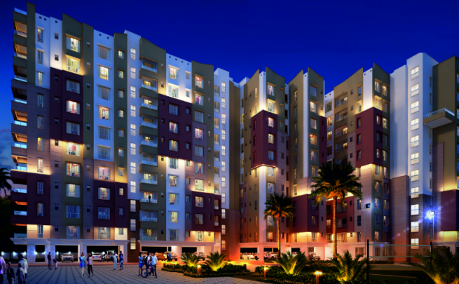 Behala Parnasree Pally,Parnasree Green Heights,2152sqft,4BHK (OA427)