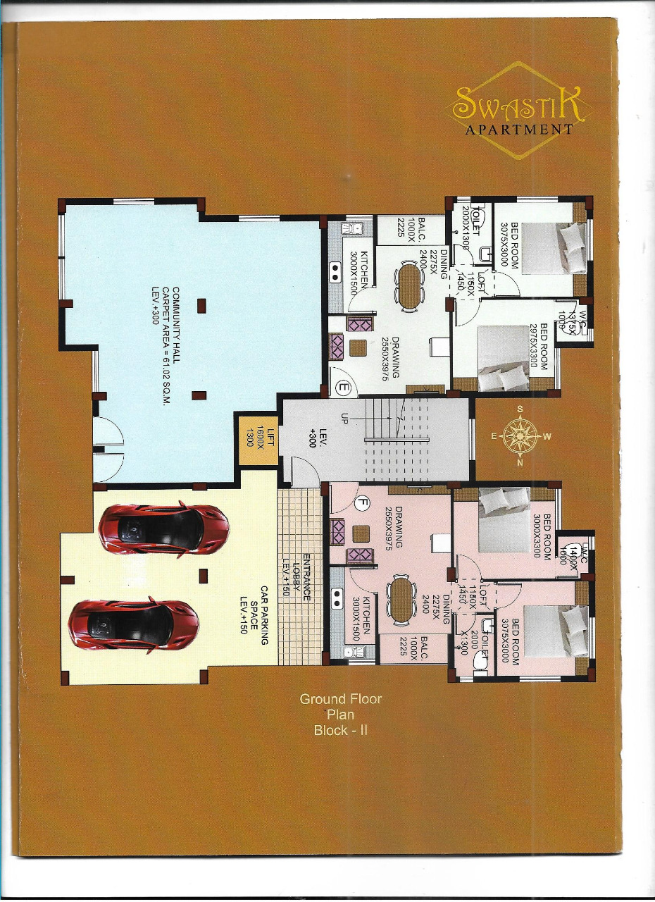 Pailan,on D.H.Road,Swastik Apartment,2BHK (PA307)