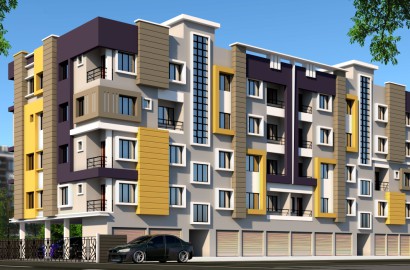 Behala West,Senpally,Gopal Mishra Road,1078sqft,3BHK (PA55)