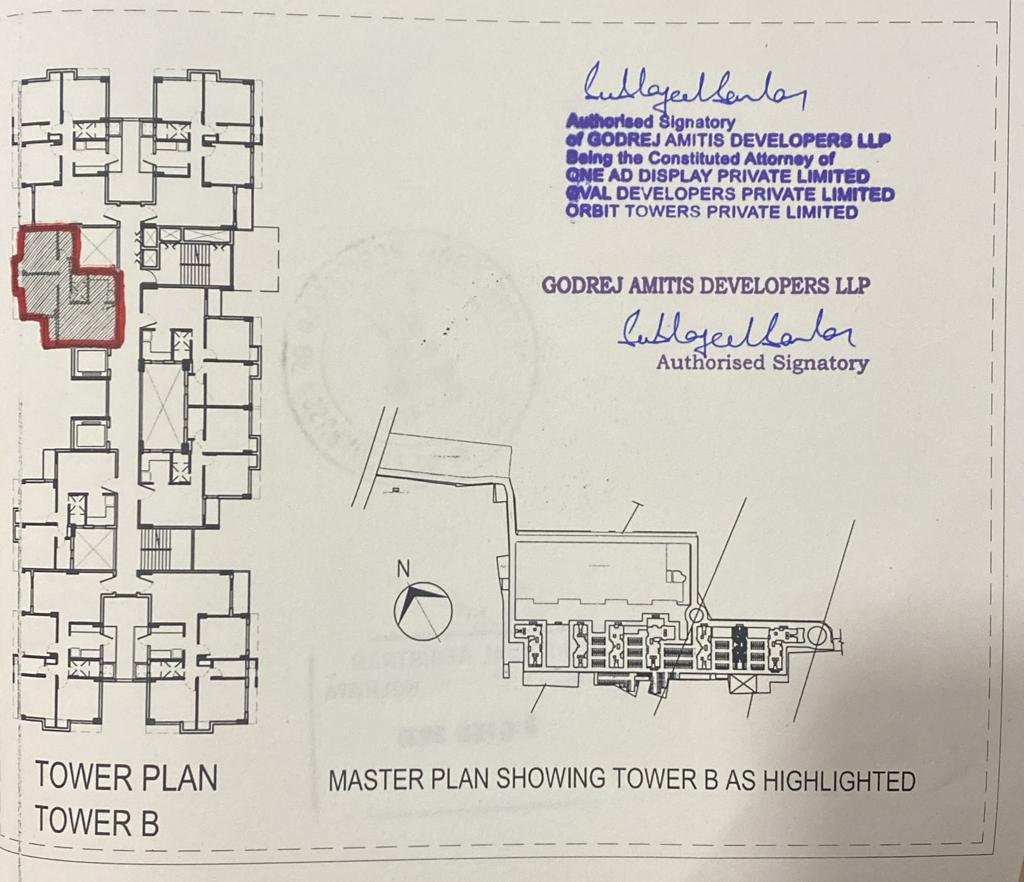 Joka,Pailan,on D.H.Road,Godrej Seven Complex,817sqft,2BHK (OA315)