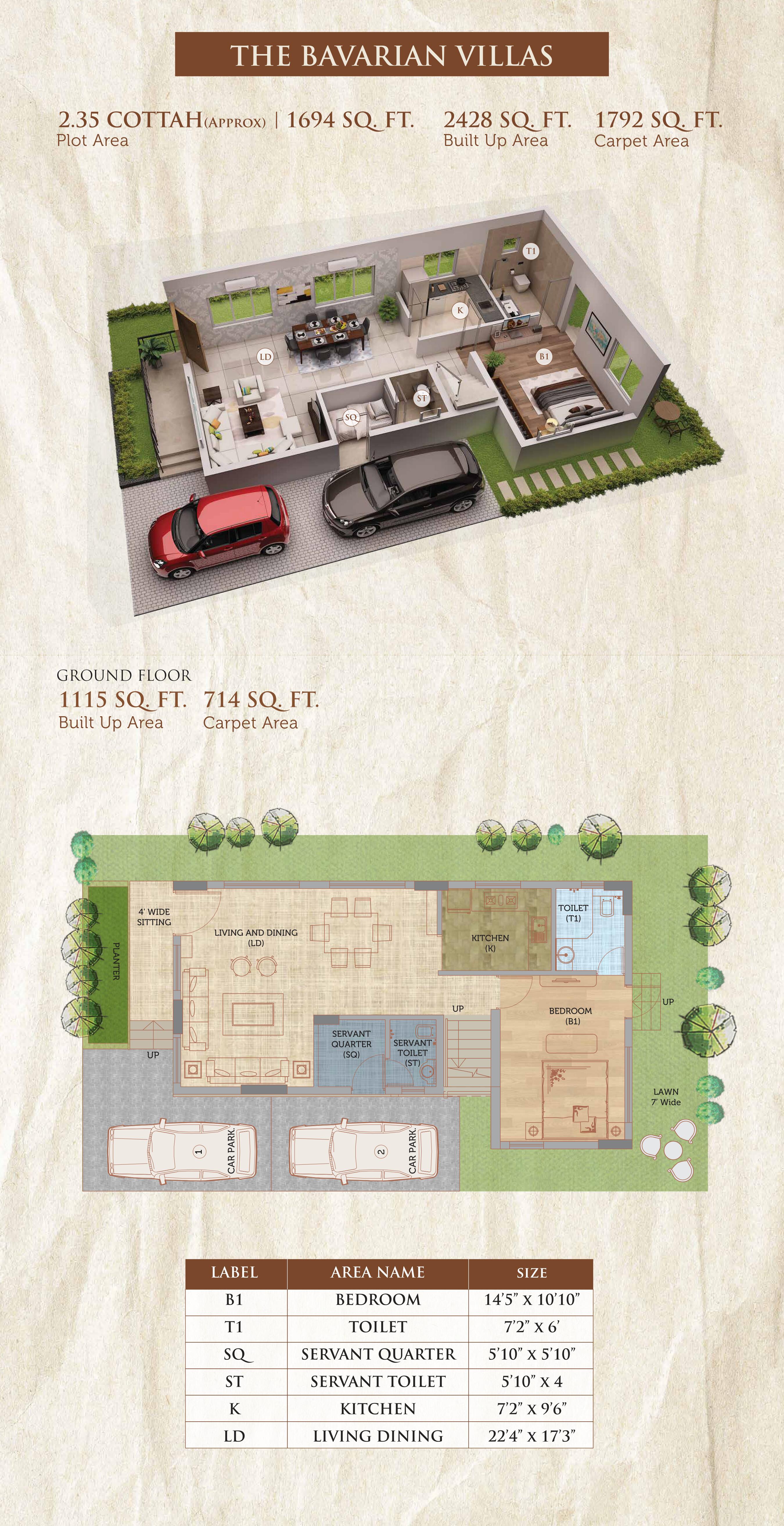 Bhasa 14no, on D.H.Road,S24Pgs District,Arrjavv Hazelburg Country Villas Project (PA462)