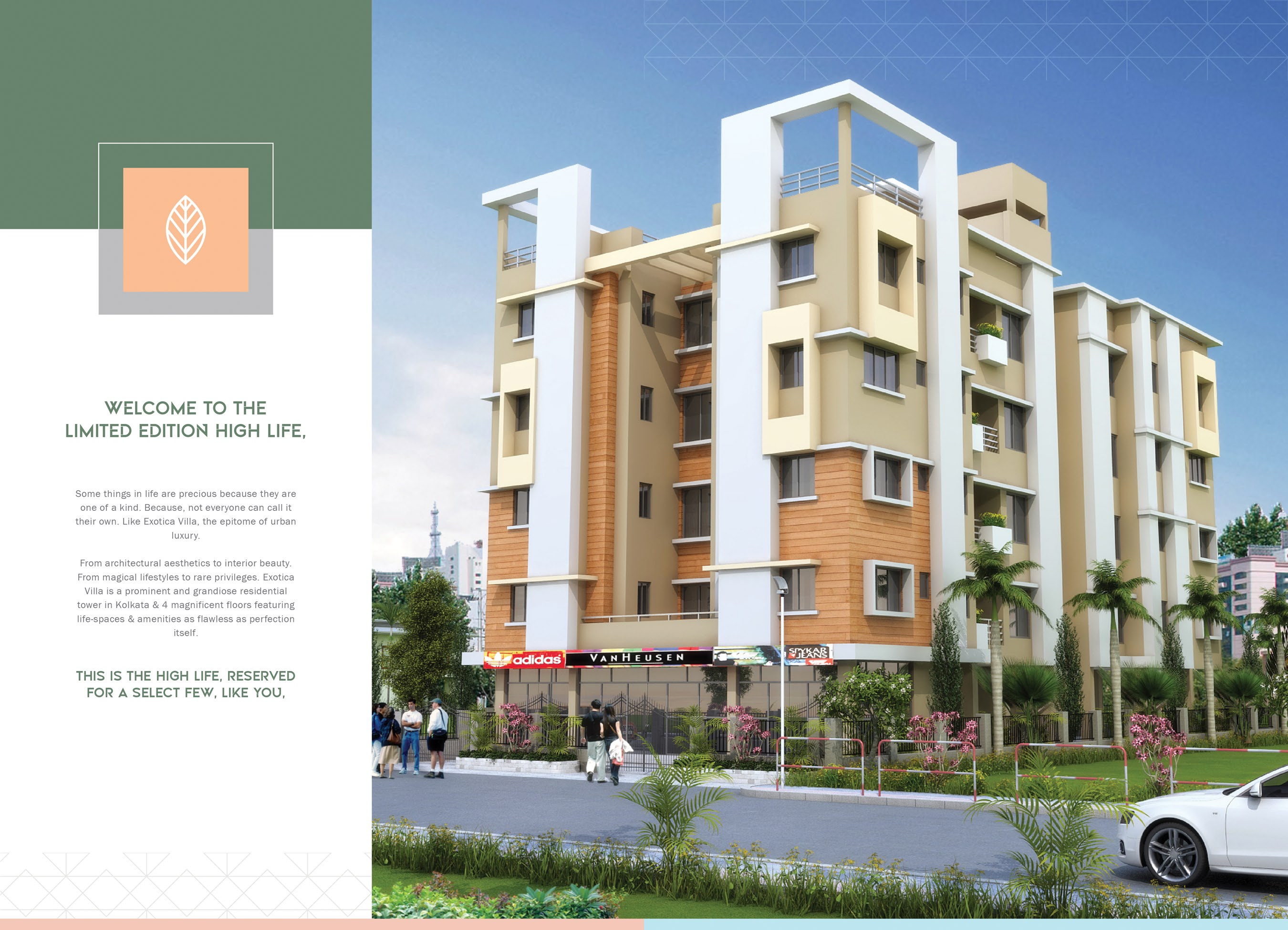 Dhakuria,Kalupara Lane,Exotica Villa Apartment,1925sqft,4BHK (PA456)