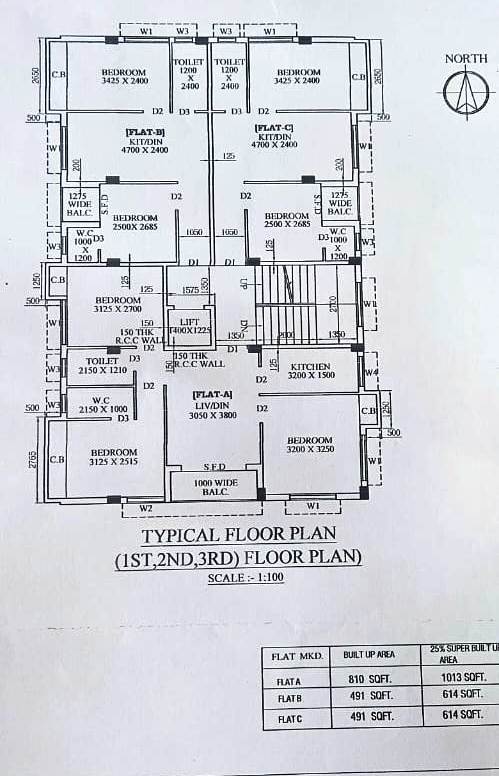 Behala 45 Pally,Ramkrishna Sarani,614sqft,2BHK (PA496)