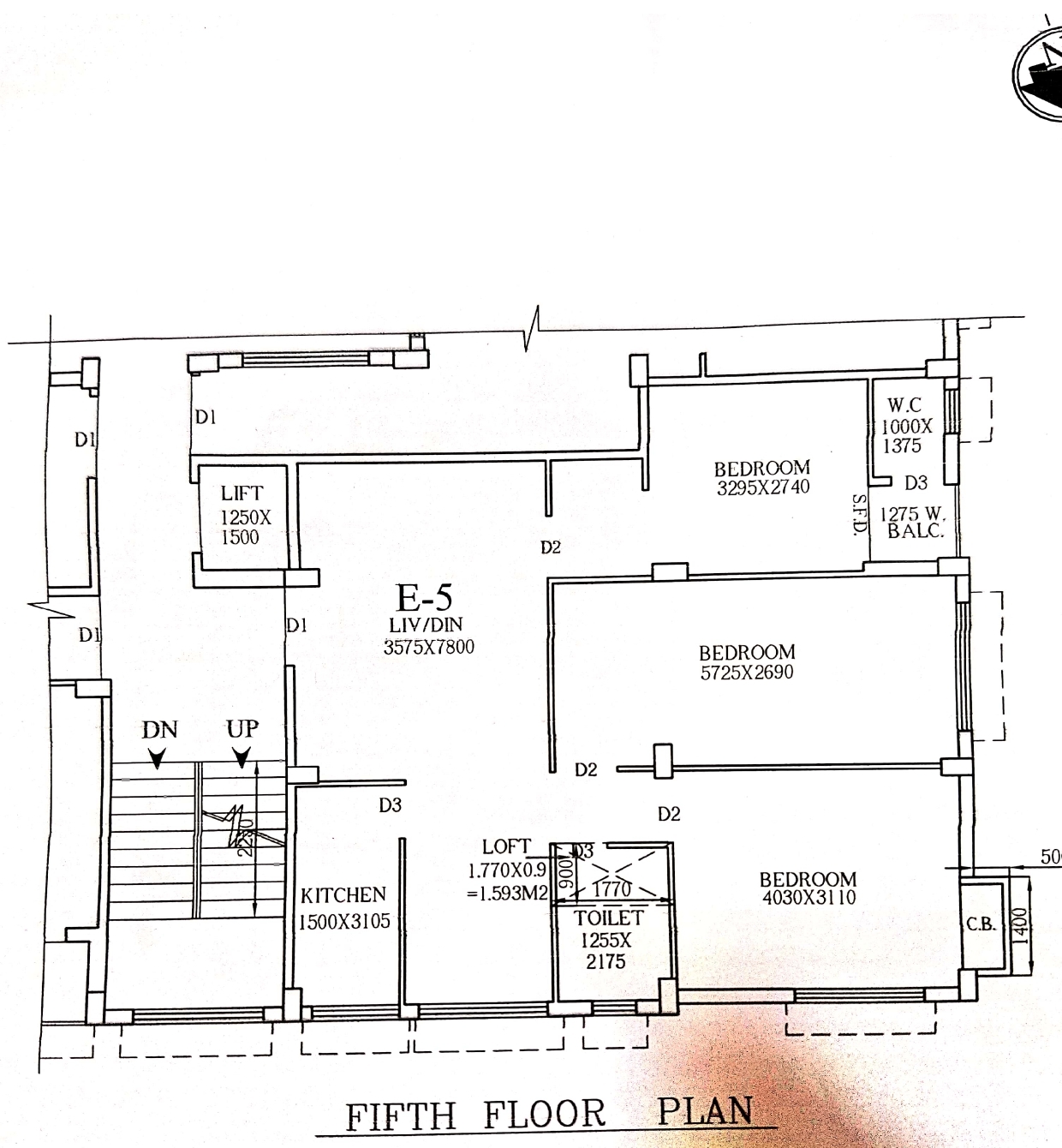 Behala Panchanantala,Banamali Naskar Road,Pratiksha Apartment,1330sqft,3BHK (PA76)