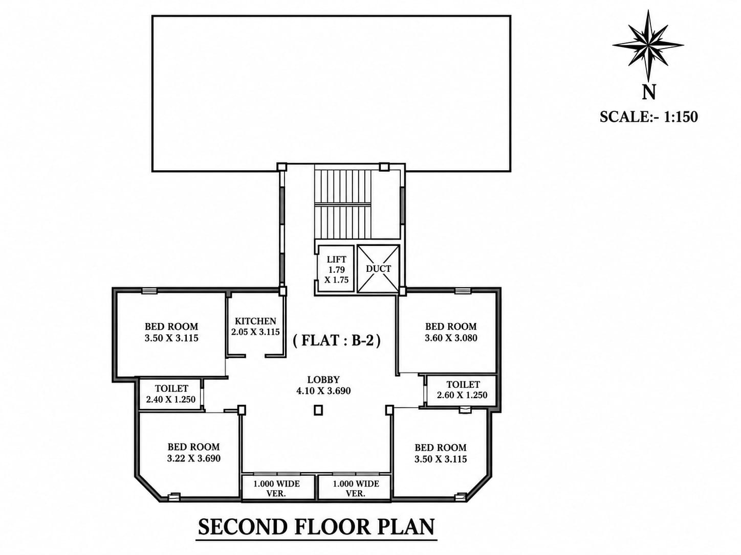 Behala Parnasree Padmapukur,1495sqft,4BHK (OA494)