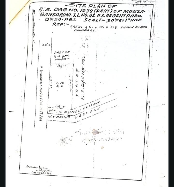 Bansdroni,Dineshnagar,4katha Land (OA442)