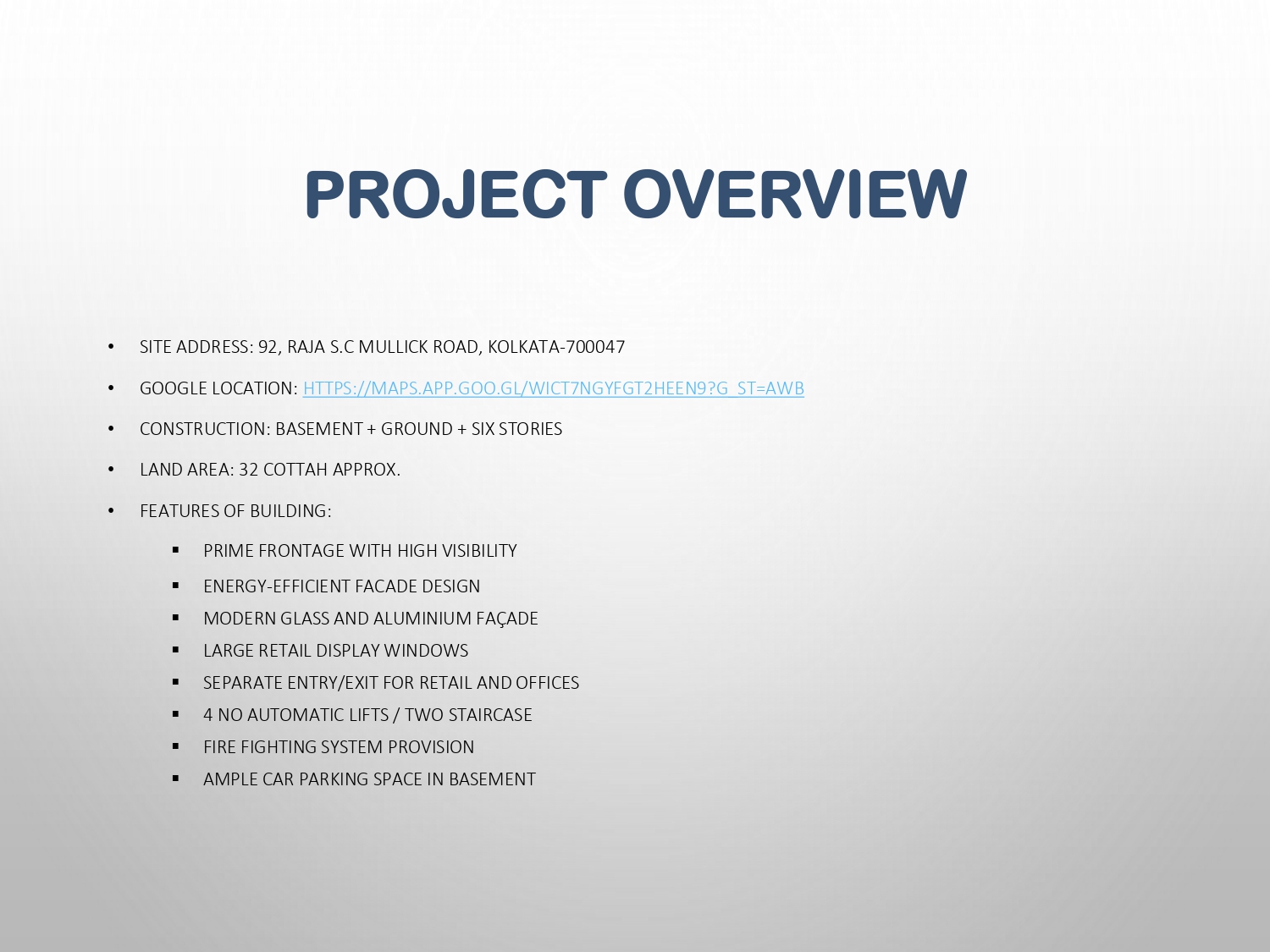 Garia Ramgarh,Raja SC Mullick Road,Renaissance Tower,Commercial Space (Office)