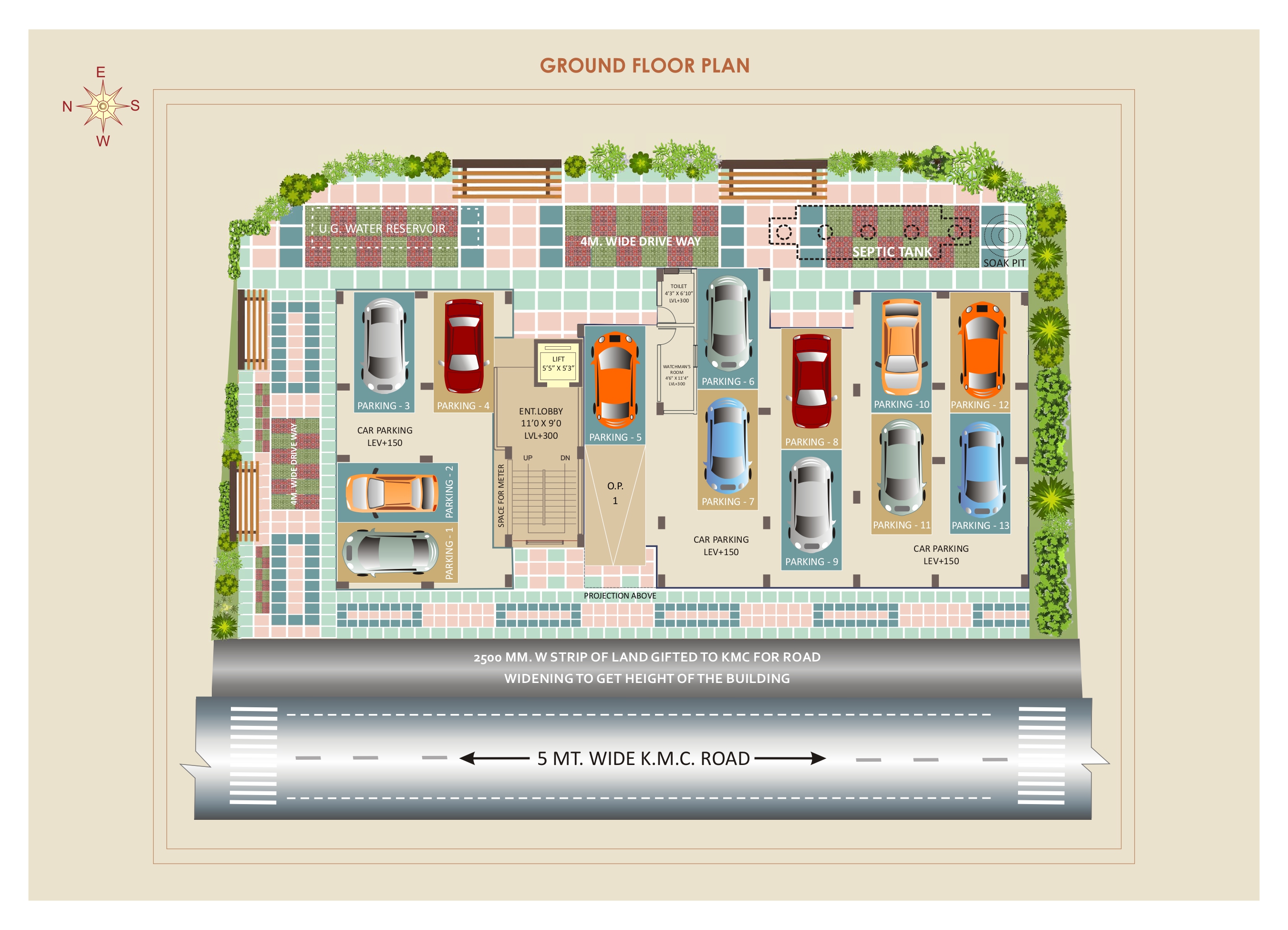 Behala Sakherbazar,Motilal Gupta Road,Sriniketan Apartment,3BHK (PA100)