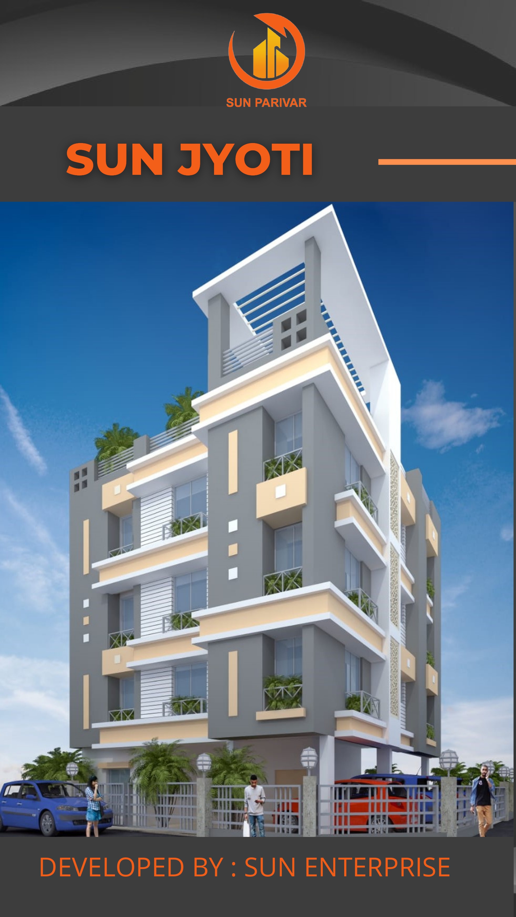 Behala,Jyotish Roy Road,Sun Jyoti Apartment,1600sqft,3BHK (PA115)