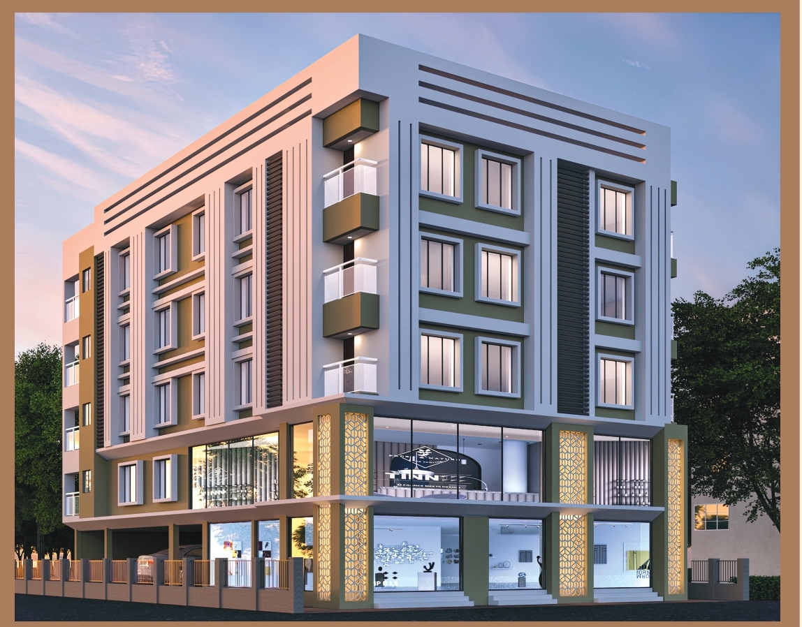 Shibrampur,Vinayak Plaza Apartment,843sqft,2BHK (PA507)