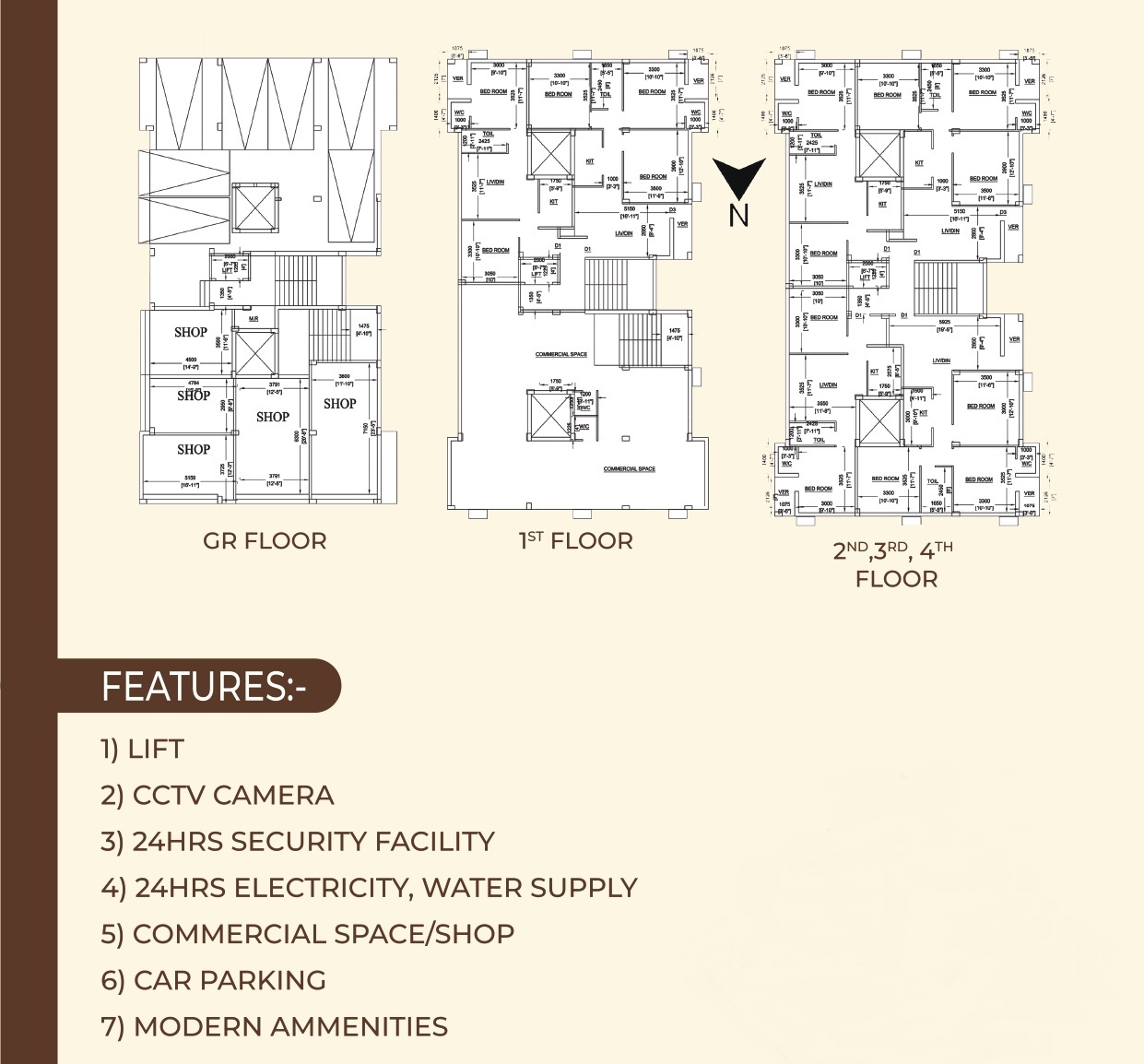 Shibrampur,Vinayak Plaza Apartment,843sqft,2BHK (PA507)