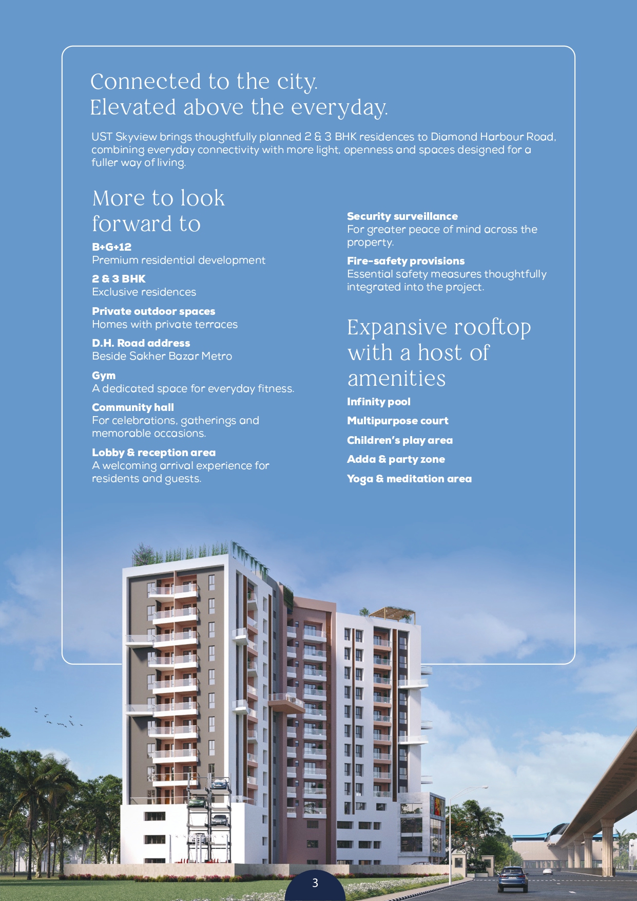 Behala Silpara,on D.H.Road,UST Skyview,2BHK 3BHK flat (PA304)
